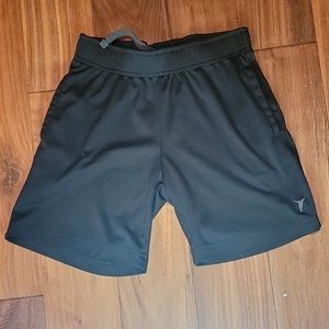 Black athletic shorts